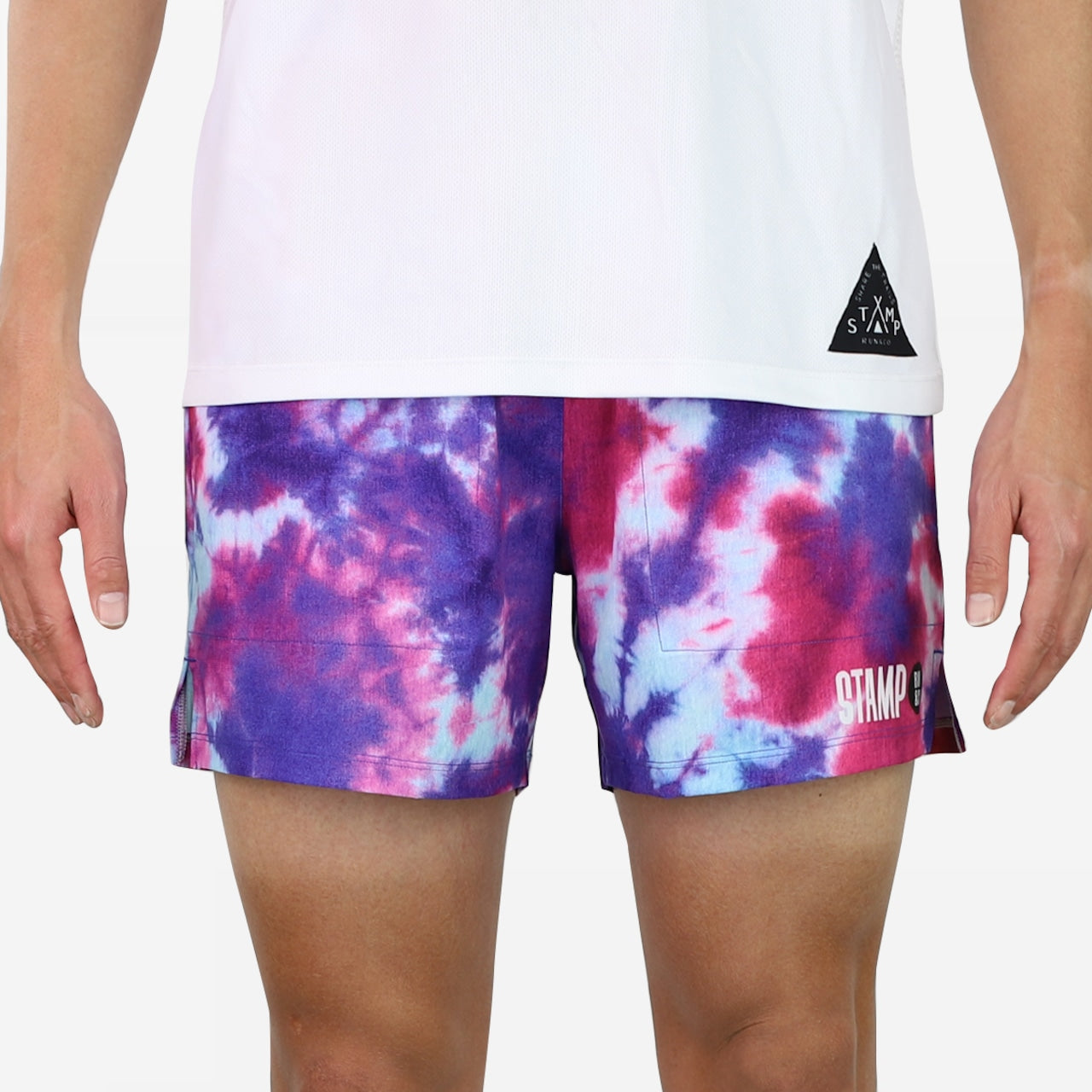 【2025冬】STAMP/スタンプ 3 POCKET SHORTS "TIE DYE BLUE/PINK"(ユニセックス)