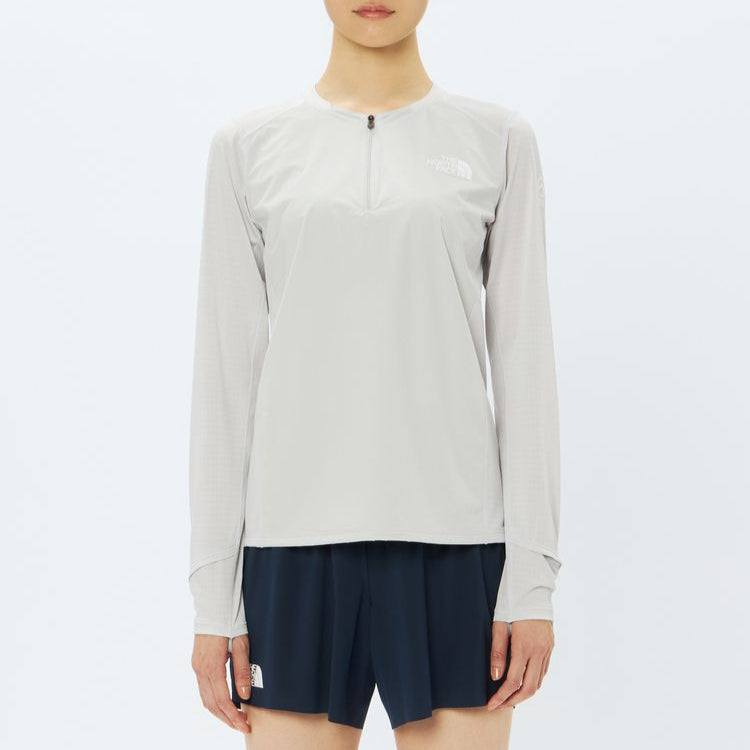 【2025秋冬】THE NORTH FACE/ノースフェイス ロングスリーブハイブリッドドライドットライトクルー(ウィメンズ) (NTW62571)