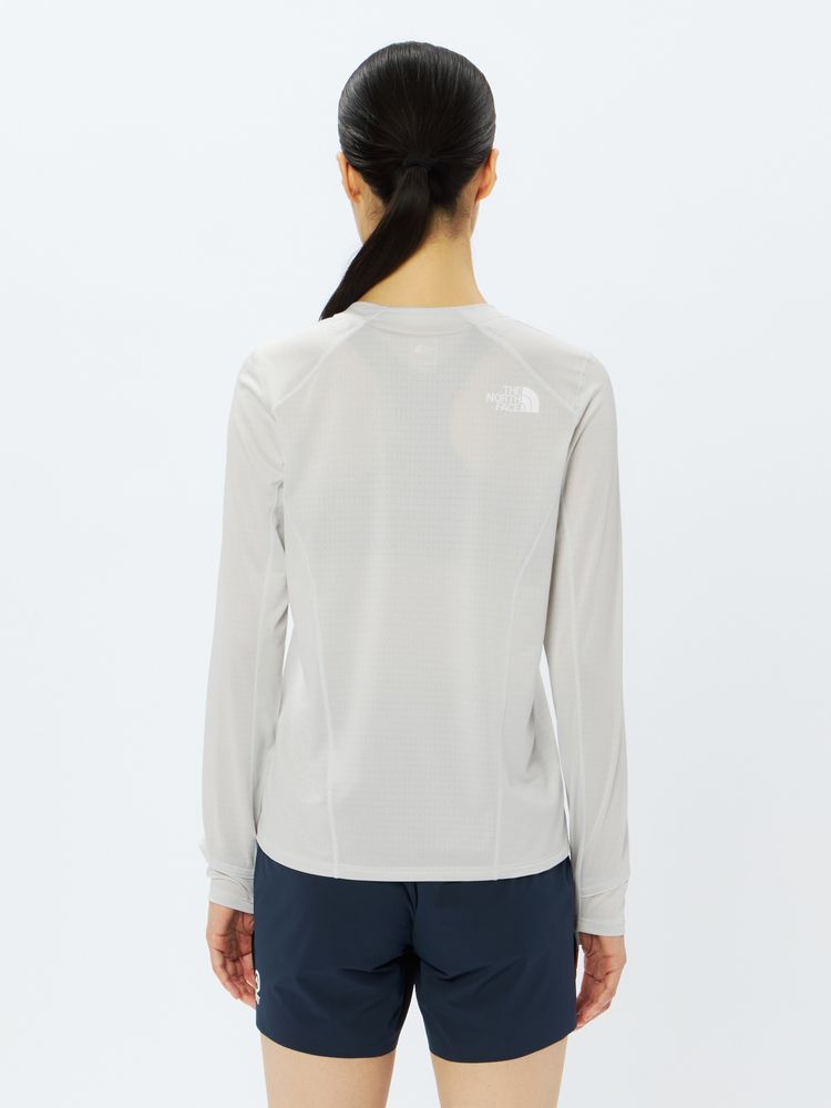 【2025秋冬】THE NORTH FACE/ノースフェイス ロングスリーブハイブリッドドライドットライトクルー(ウィメンズ) (NTW62571)