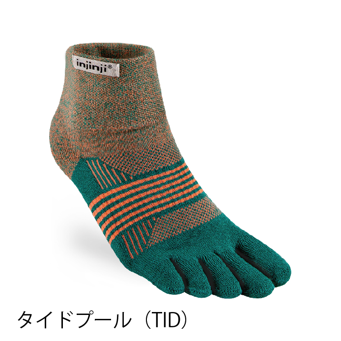 injinji /インジンジ Women'sトレイルミッドウェイト ミニクルー