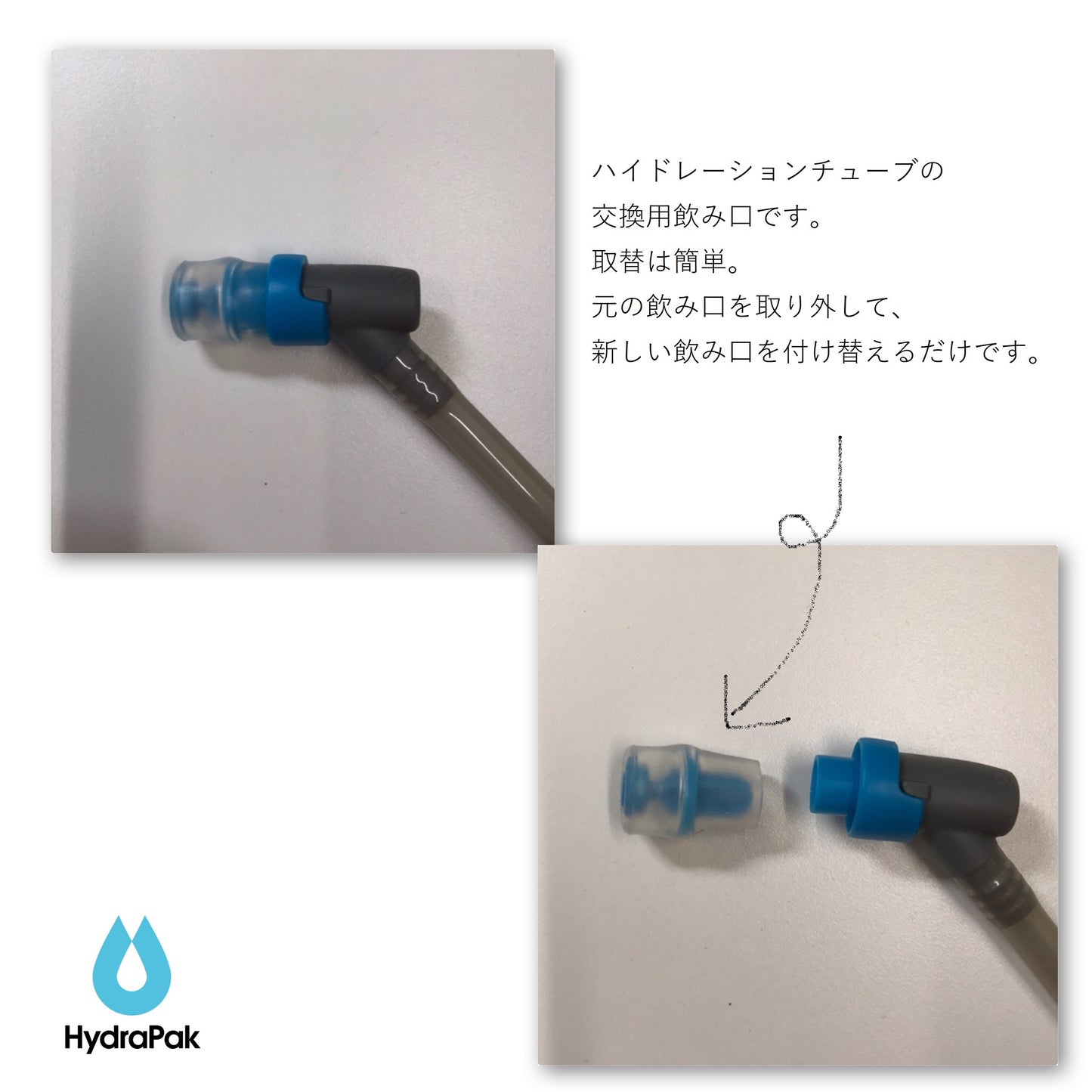 HydraPak/ハイドラパック コメット バイトバルブ シース(2P)(A181)