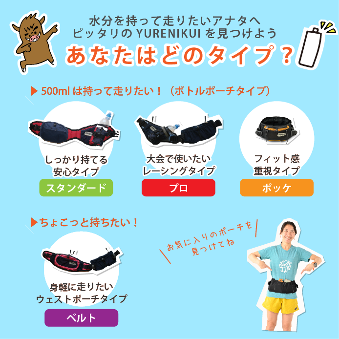 【SALE!20%OFF】RWSオリジナル YURENIKUI BELT/ユレニクイ ベルト(ウエストポーチ)