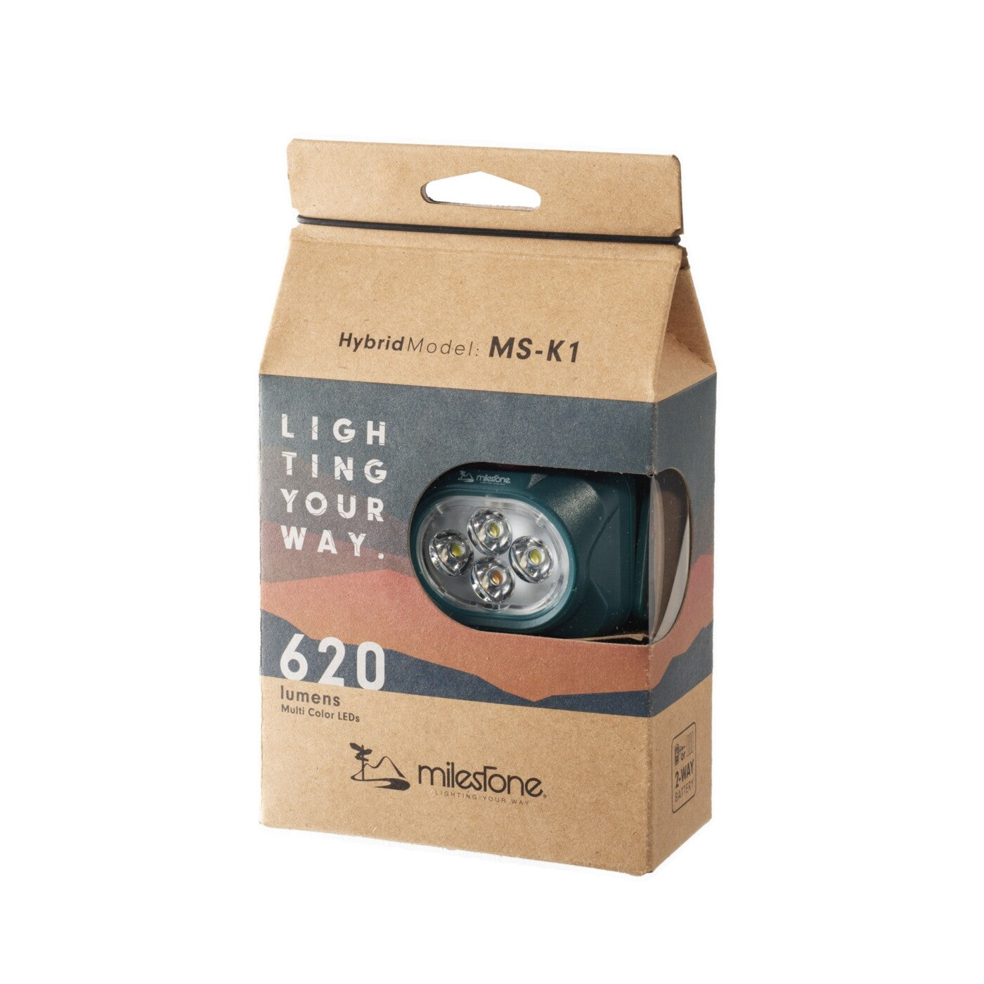 【2024.08 NEW】milestone/マイルストーン MS-K1 / Hybrid Model ハイブリッド・モデル(ヘッドランプ)電池別売