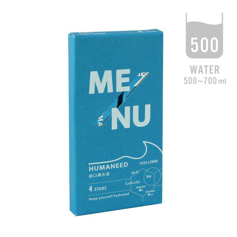 ME/NU /メニュー HUMANEED 経口補水液 500ml 4本入り(5味)