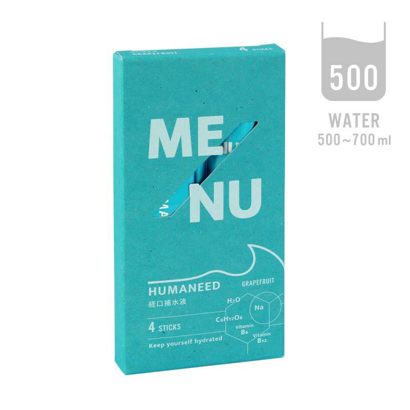 ME/NU /メニュー HUMANEED 経口補水液 500ml 4本入り(5味)