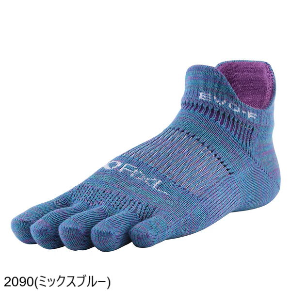 R×L/ EVO-FSG ランニング JAPANグリップ 5本指ショートソックス(RNS5007)