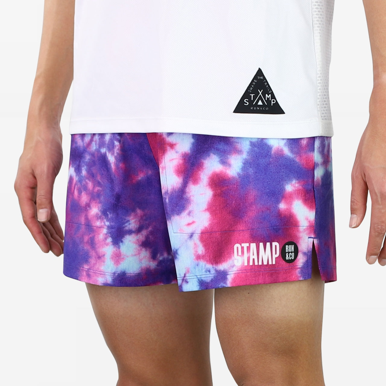 【2025冬】STAMP/スタンプ 3 POCKET SHORTS "TIE DYE BLUE/PINK"(ユニセックス)