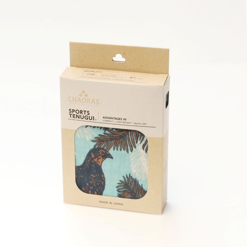 CHAORAS / チャオラス スポーツてぬぐい (ライチョウ&ホシガラス)