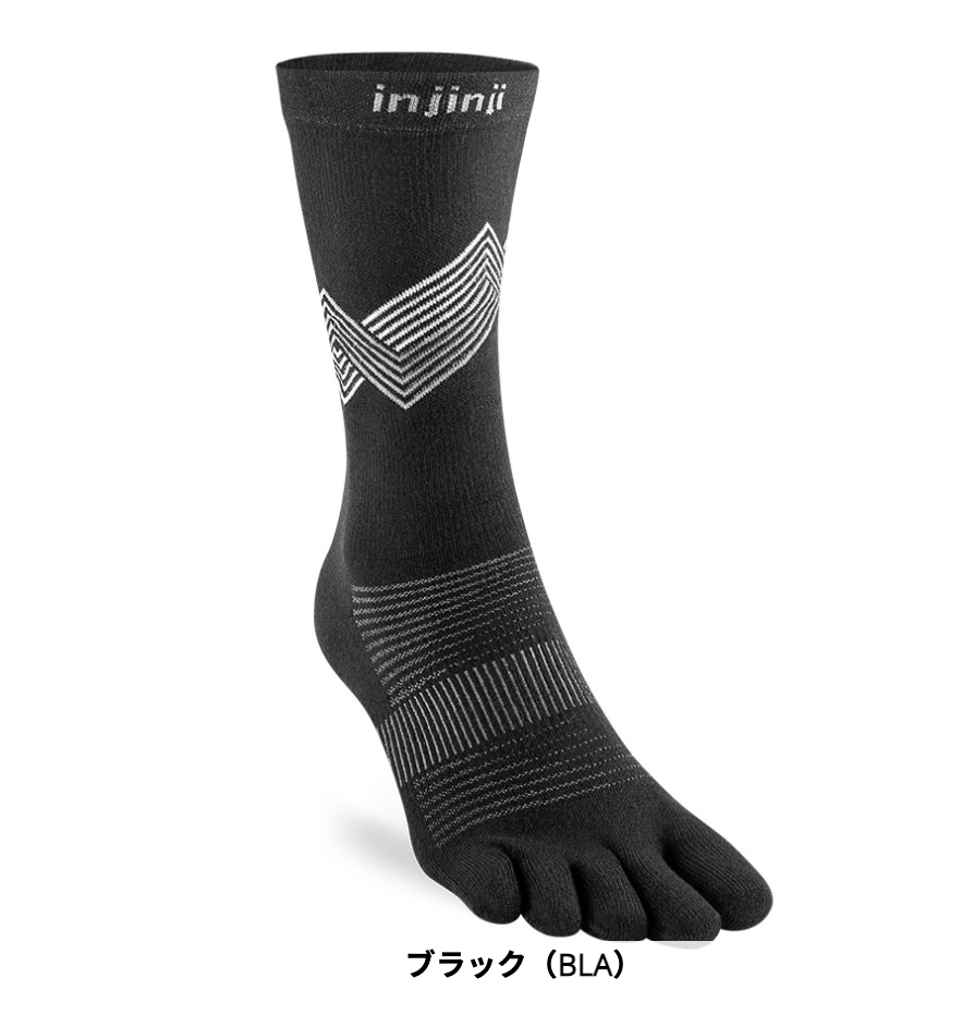 injinji /インジンジ (ユニセックス) ランライトウェイトクルー 281170