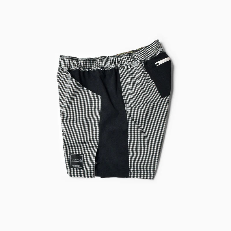 【2025 夏】MMA/マウンテンマーシャルアーツ MMA 5-Pockets Run Shorts V3(Black Check)【名古屋店のみ】