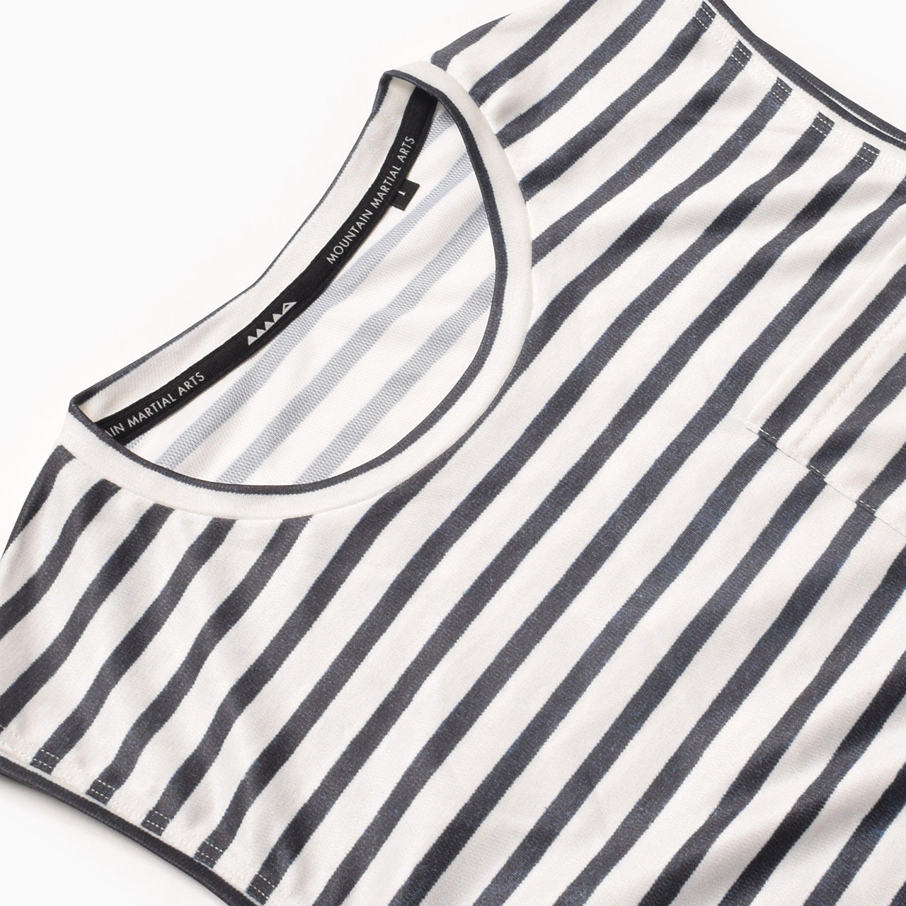 【2025夏モデル】MMA/マウンテンマーシャルアーツ MMA POLARTEC Border Sleeve‐less/ポーラテックボーダースリーブレス【名古屋店のみ】