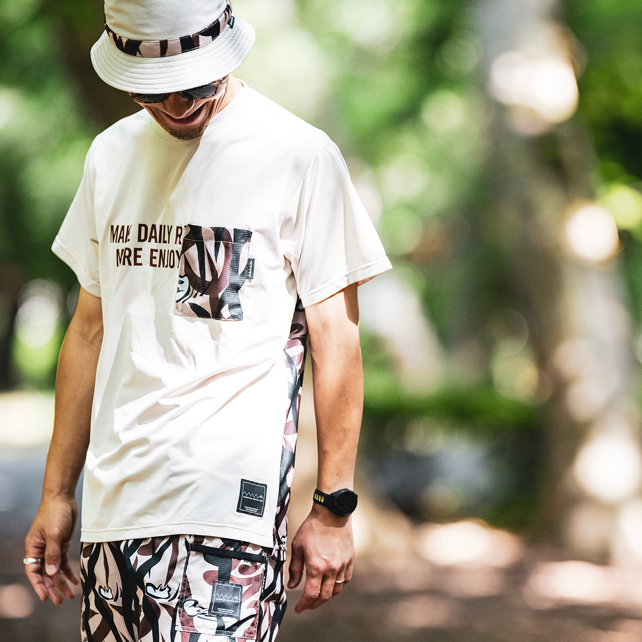 【2025夏モデル】MMA/マウンテンマーシャルアーツ Takumi Okada Camo Pocket Tee(Beige)【名古屋店のみ】