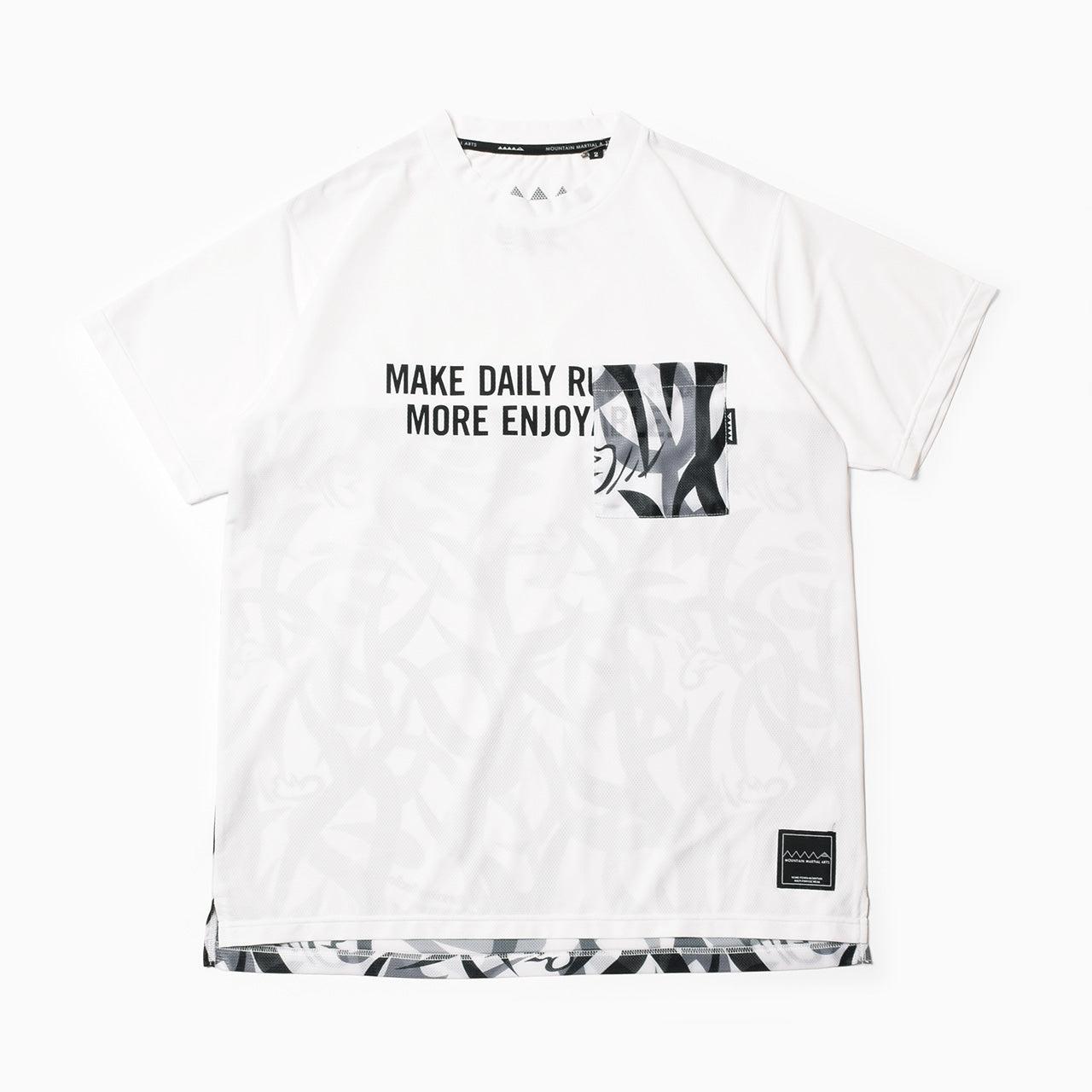 【2025夏モデル】MMA/マウンテンマーシャルアーツ Takumi Okada Camo Pocket Tee(White)【名古屋店のみ】