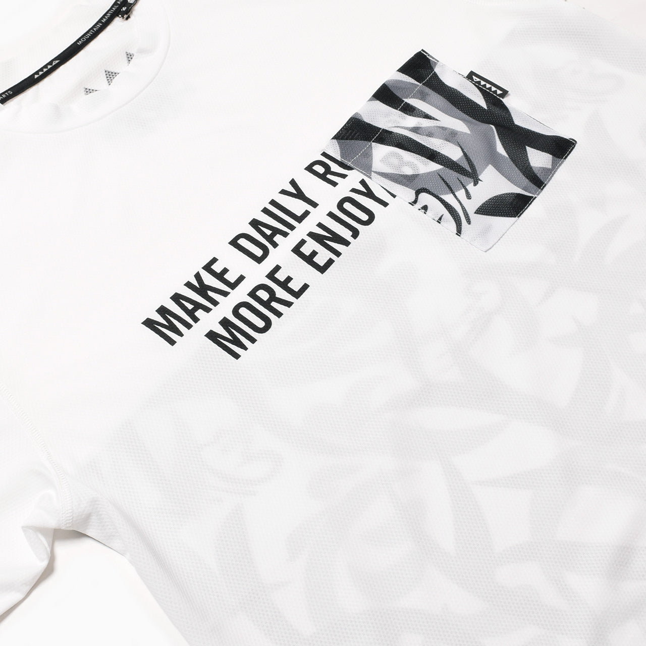 【2025夏モデル】MMA/マウンテンマーシャルアーツ Takumi Okada Camo Pocket Tee(White)【名古屋店のみ】