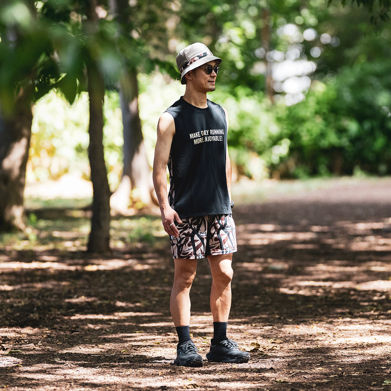 【2025夏モデル】MMA/マウンテンマーシャルアーツ Takumi Okada Camo Sleeve‐less(Black)【名古屋店のみ】