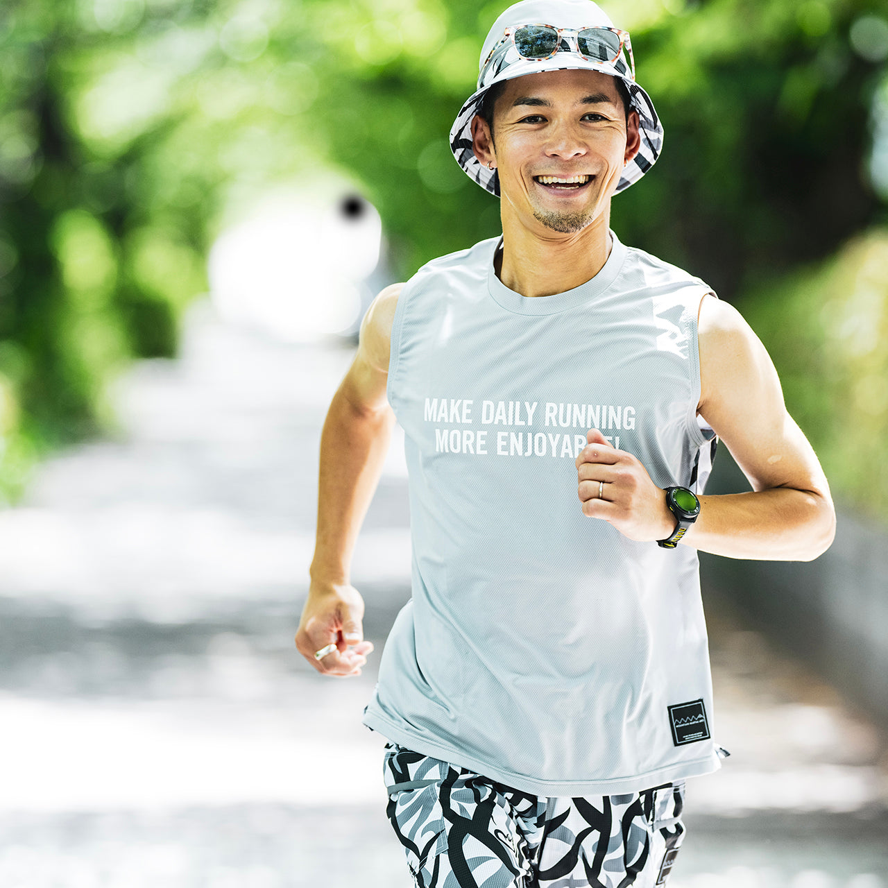 【2025夏モデル】MMA/マウンテンマーシャルアーツ Takumi Okada Camo Sleeve‐less(Gray)【名古屋店のみ】