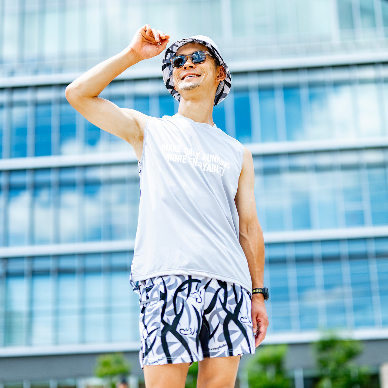 【2025夏モデル】MMA/マウンテンマーシャルアーツ Takumi Okada Camo Sleeve‐less(Gray)【名古屋店のみ】