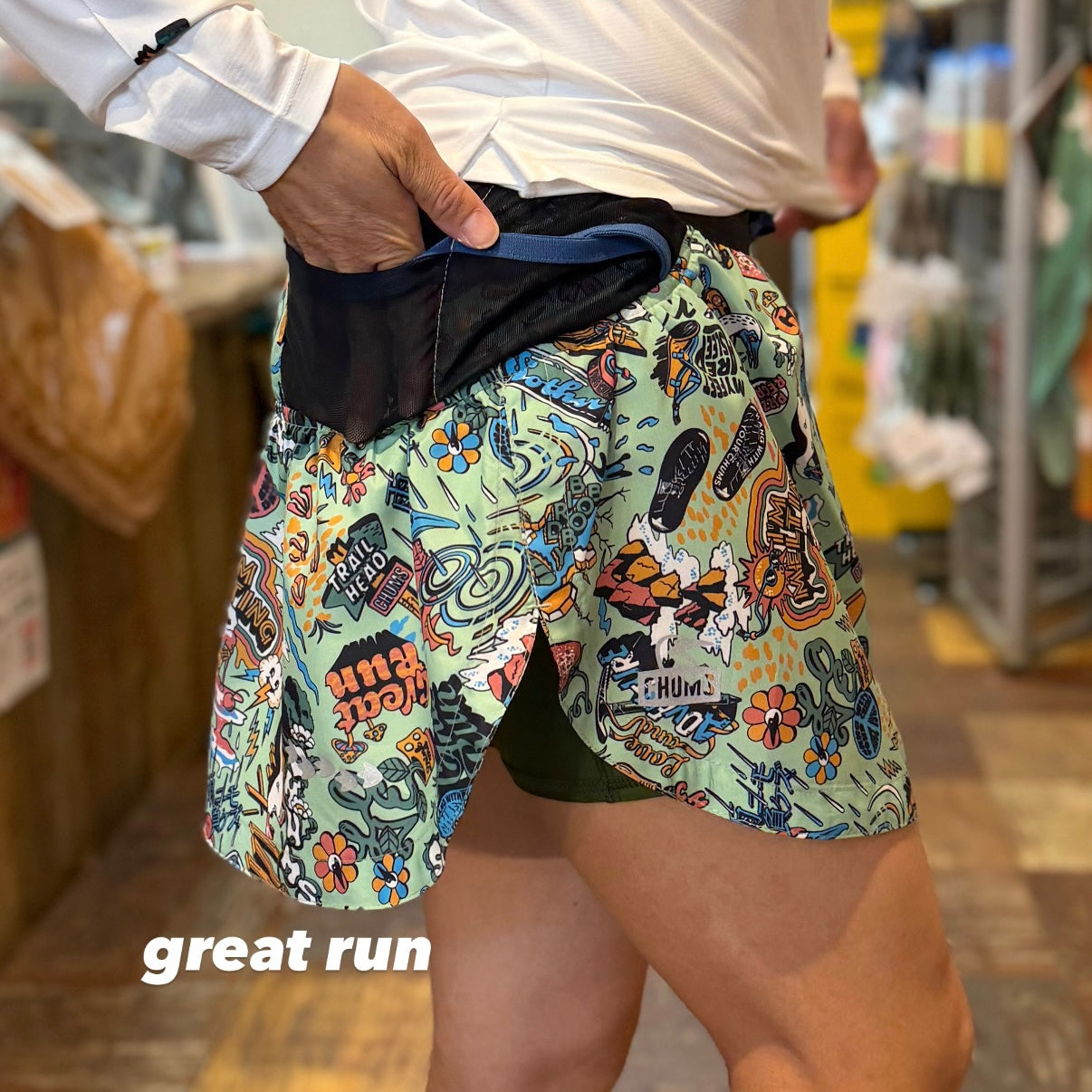【2025秋冬】CHUMS / チャムス CHUMS X みゃこ(ウィメンズ) Running Skirt ランニングスカート