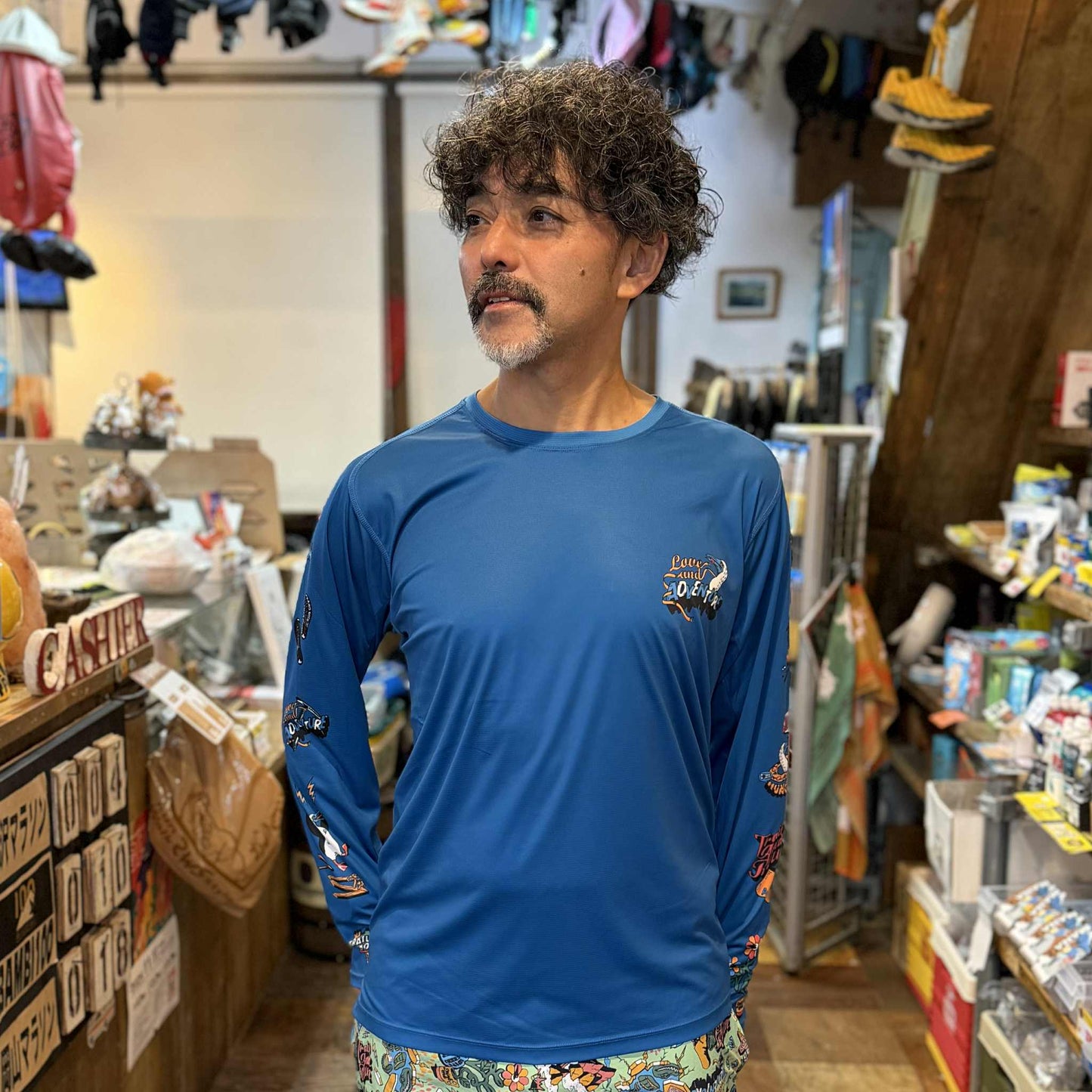 【2025秋冬】CHUMS / チャムス Running Go Ahead L/S T-Shirt(ユニセックス)