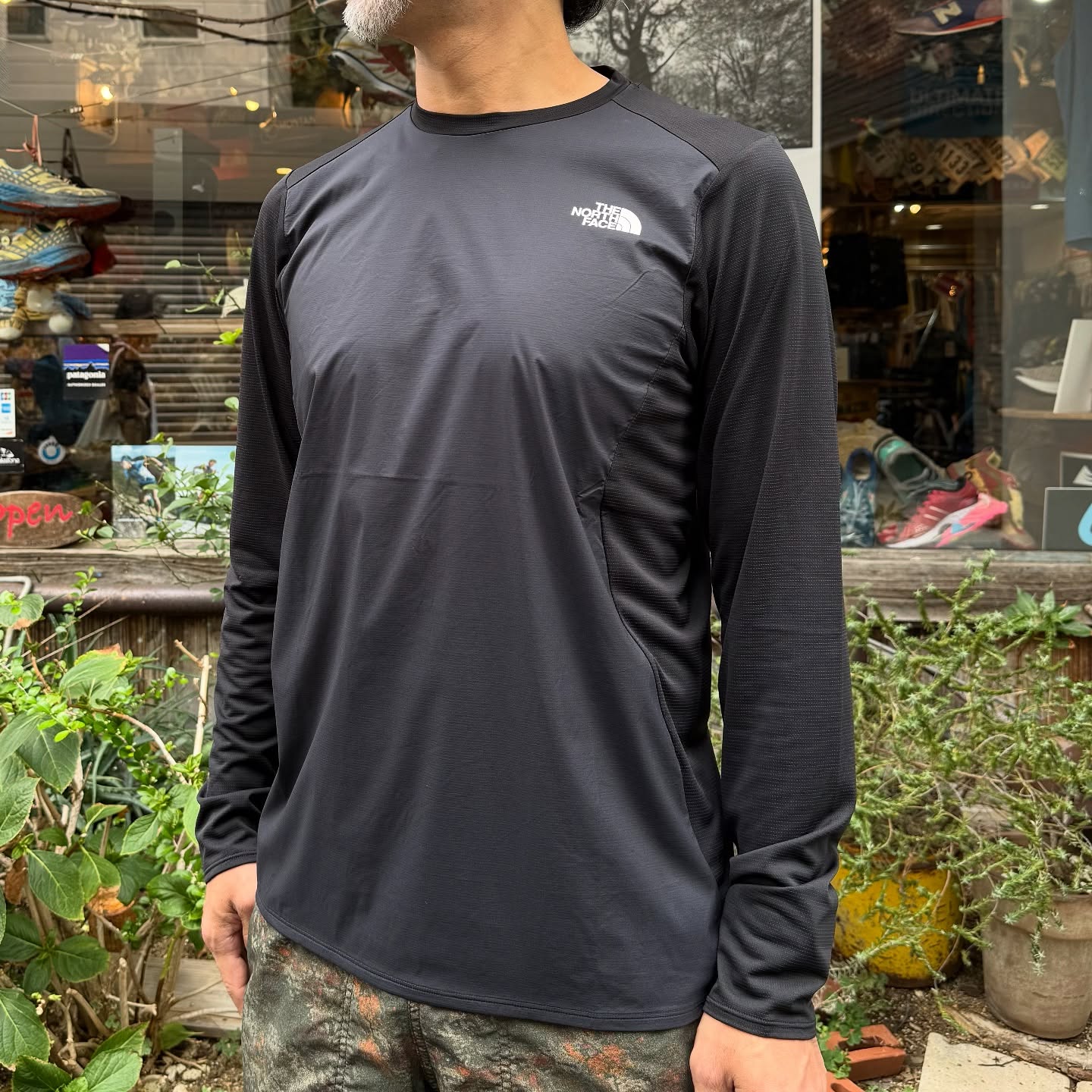 【2025秋冬】THE NORTH FACE/ノースフェイス(メンズ) ロングスリーブハイブリッドGTDメランジクルー