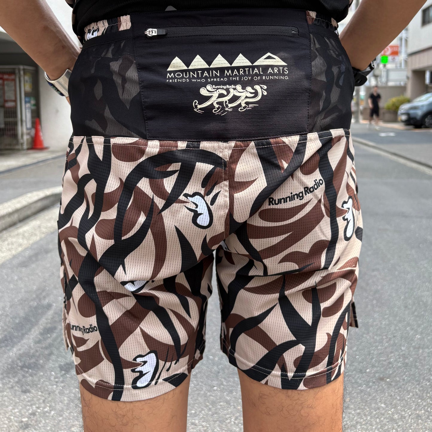 【2025夏モデル】MMA/マウンテンマーシャルアーツ Takumi Okada Camo 7pockets Shorts(Beige Camo)【名古屋店のみ】