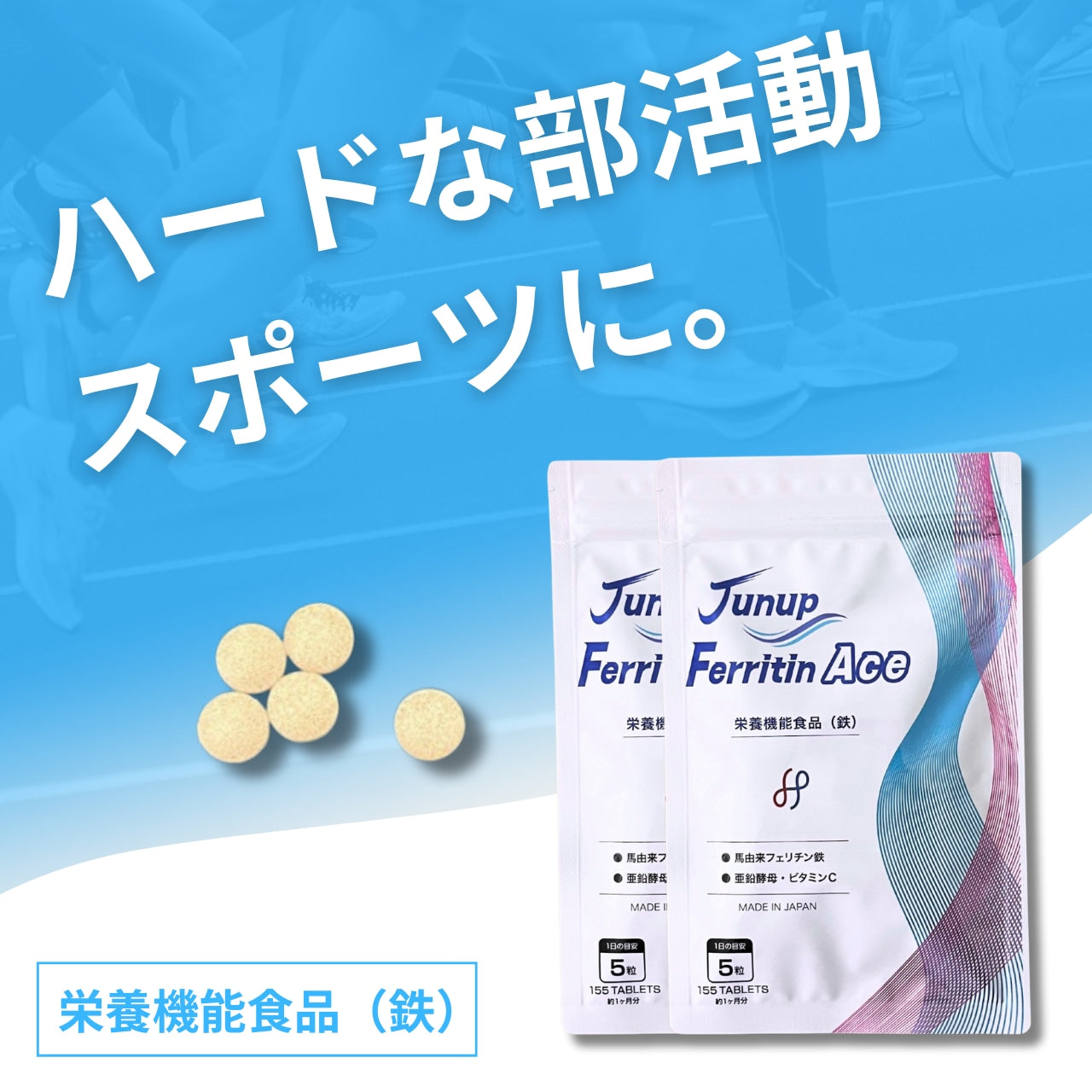 【リニューアル】junap / ジュナップ Ferritin Ace フェリチン エース (約31日分)