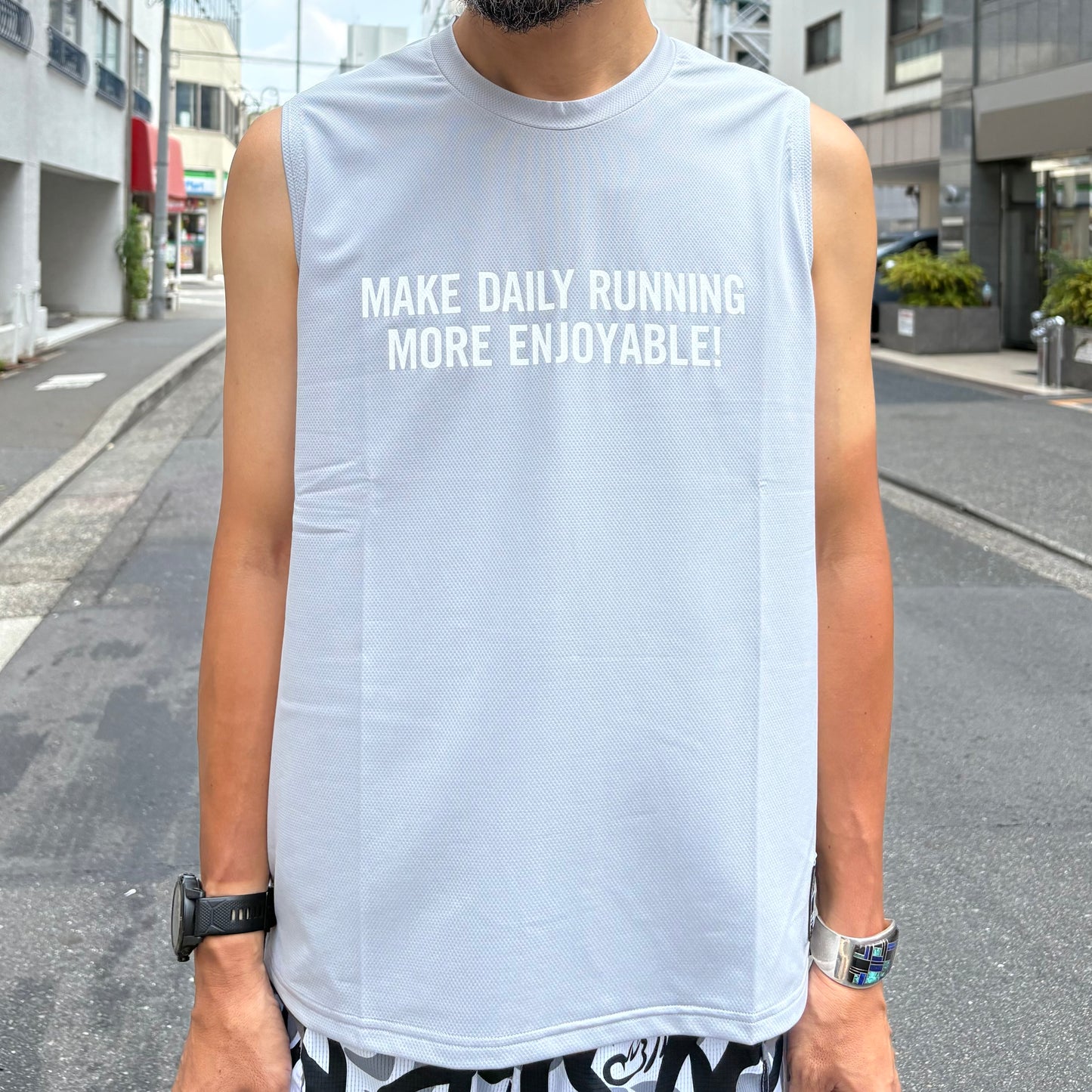 【2025夏モデル】MMA/マウンテンマーシャルアーツ Takumi Okada Camo Sleeve‐less(Gray)【名古屋店のみ】