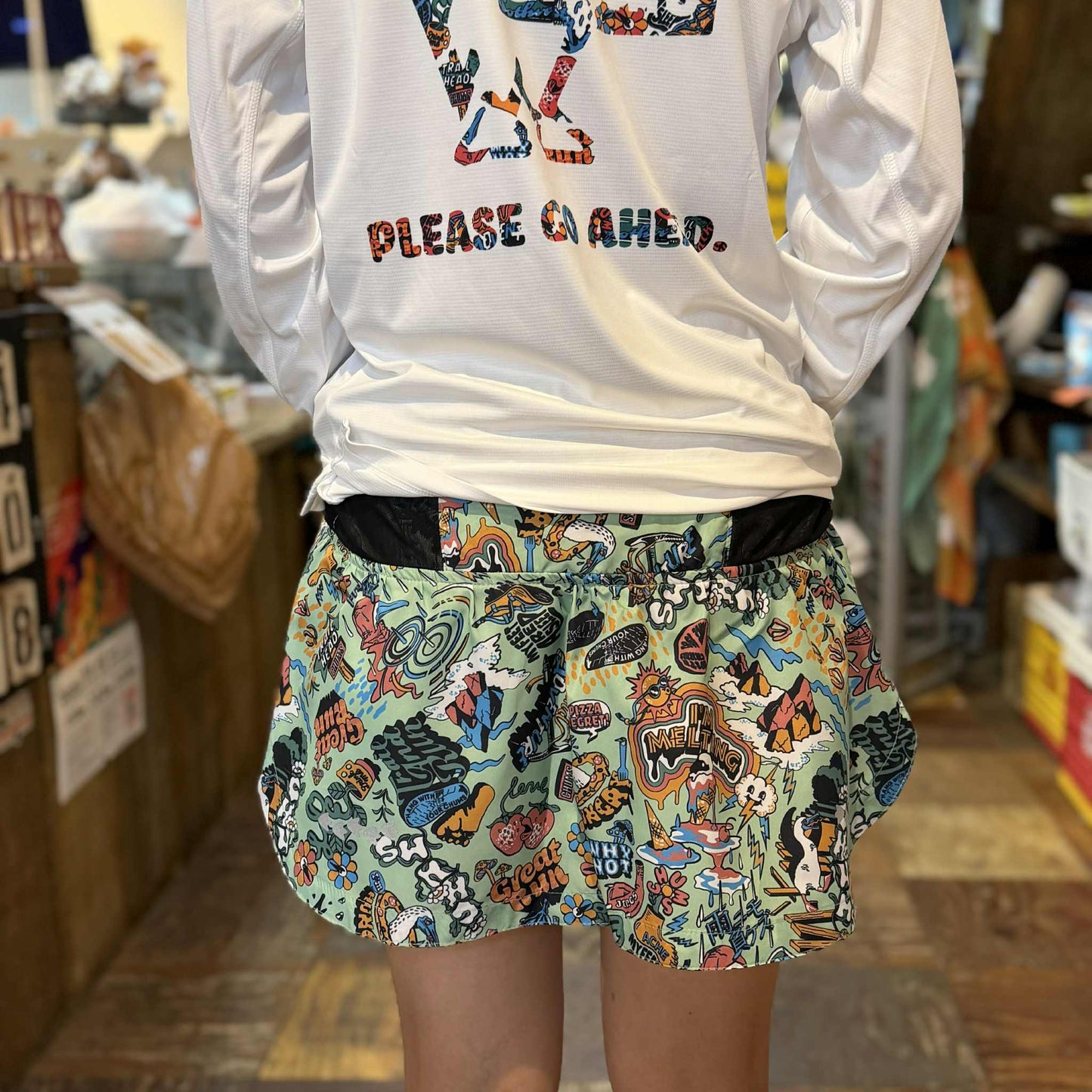 【2025秋冬】CHUMS / チャムス CHUMS X みゃこ(ウィメンズ) Running Skirt ランニングスカート
