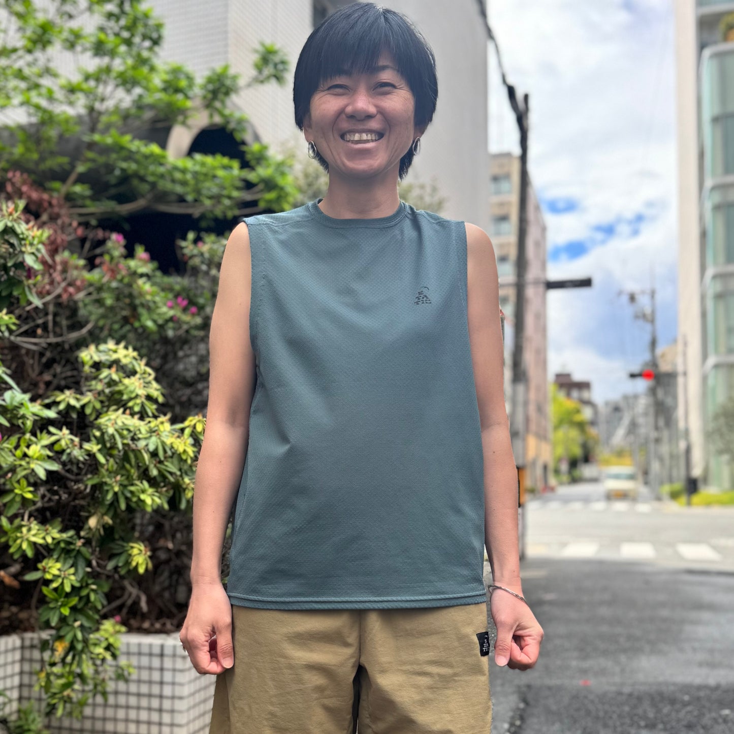 【2025春夏】STATIC/スタティック(ユニセックス) HIVE SLEEVELESS SHIRTS ハイブ スリーブレス シャツ