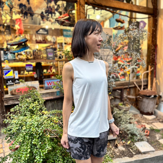 【2025春】THE NORTH FACE/ノースフェイス スリーブレスGTDメランジクルー(ウィメンズ)NTW12594