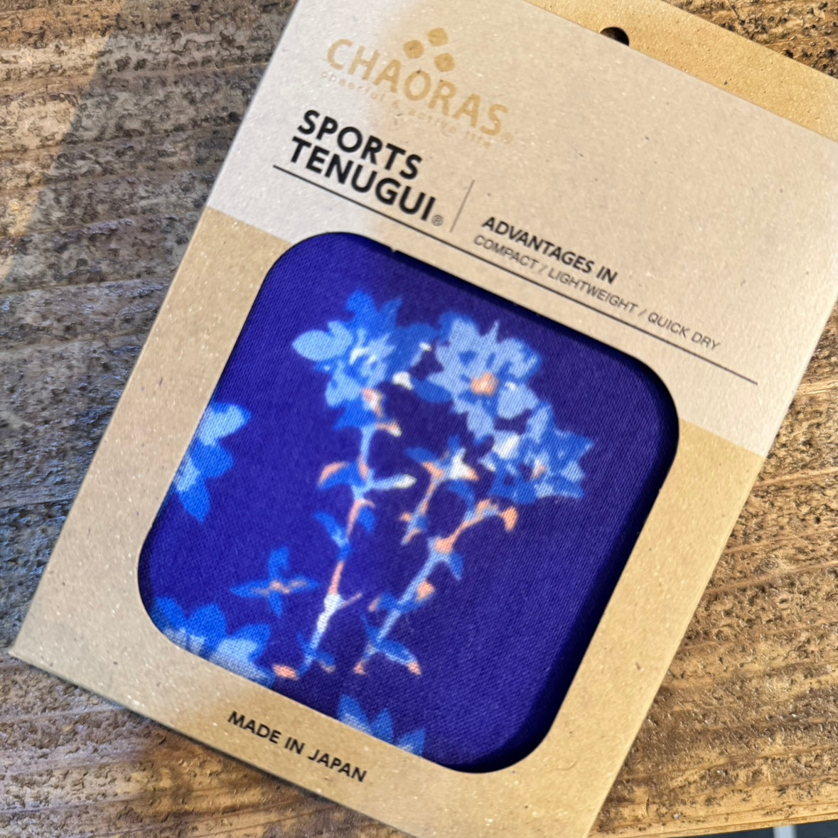 CHAORAS / チャオラス スポーツてぬぐい (タテヤマリンドウ)