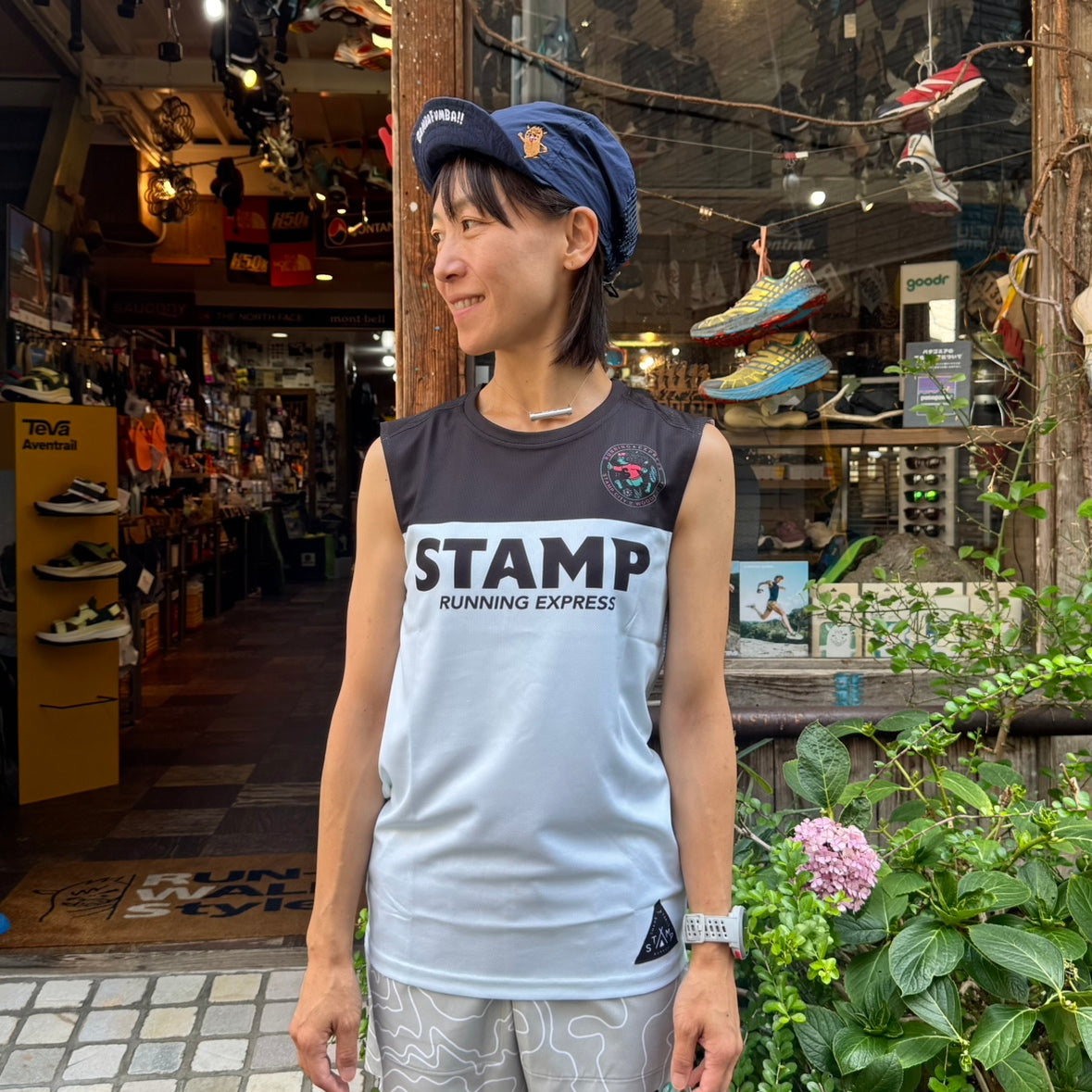 【2025.春夏】STAMP/スタンプ STAMP GRAPHIC TANK "RUNNING EXPRESS" (ユニセックス)