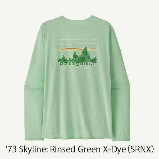 【2025春夏】_patagonia/パタゴニア (メンズ) ロングスリーブ・キャプリーン・クール・デイリー・グラフィック・シャツ(名古屋店/Sのみ) 45190