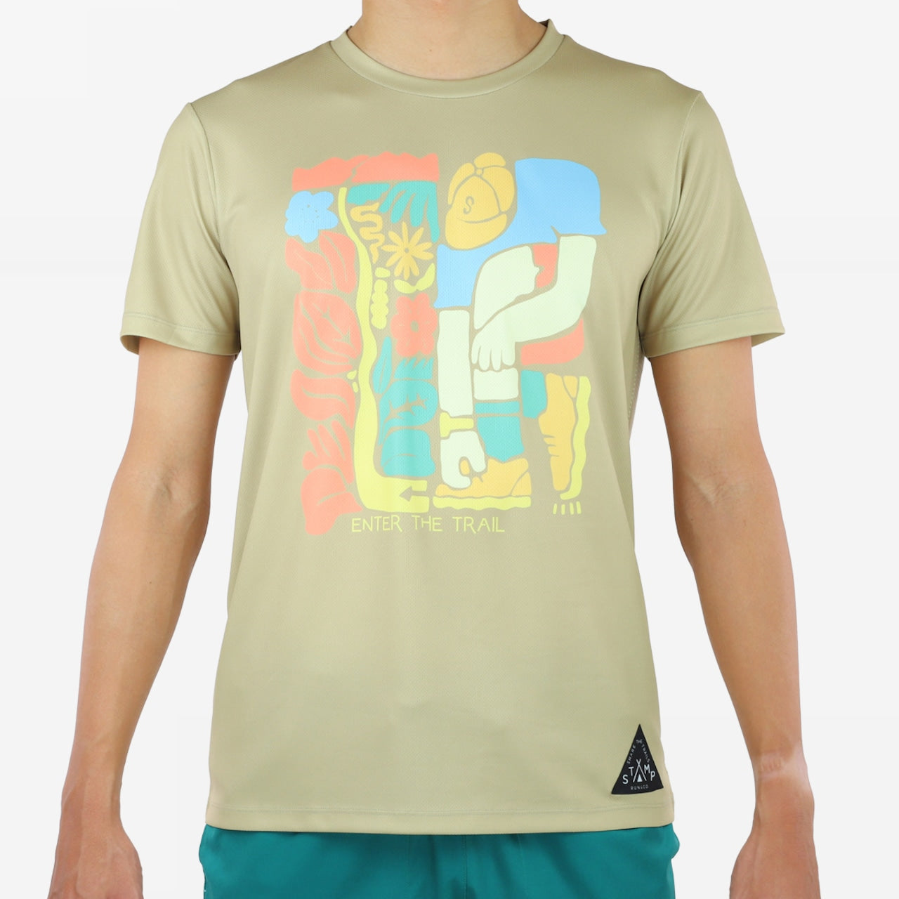 【2024.秋】STAMP/スタンプ GRAPHIC RUN TEE "ENTER THE TRAIL" (ユニセックス)