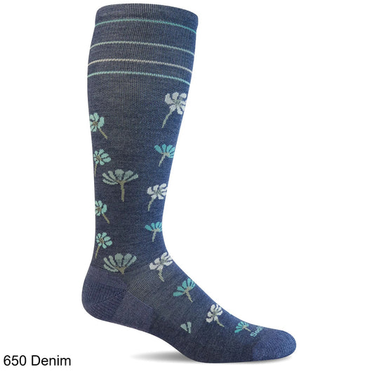 sockwell/ソックウェル  24SS FIELD FLOWER Ladies【SW133W】(ウィメンズ/ロング/中着圧/ウルトラライトクッション)