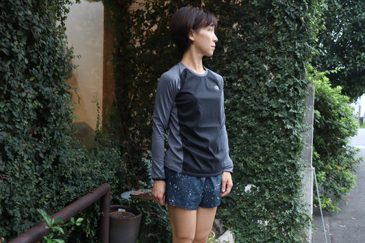 RUN-WALK Style的「持っていたら損はない　ランニングシャツ」North Face Hybrid  Enduro Crew