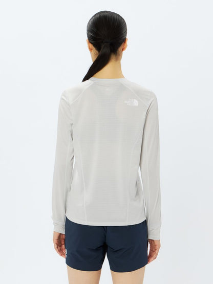 【2025秋冬】THE NORTH FACE/ノースフェイス ロングスリーブハイブリッドドライドットライトクルー（ウィメンズ） （NTW62571）