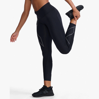 2XU/ツータイムズユー （ウィメンズ） ライトスピード MCS ミッドライズ コンプレッションタイツ  WA6523B