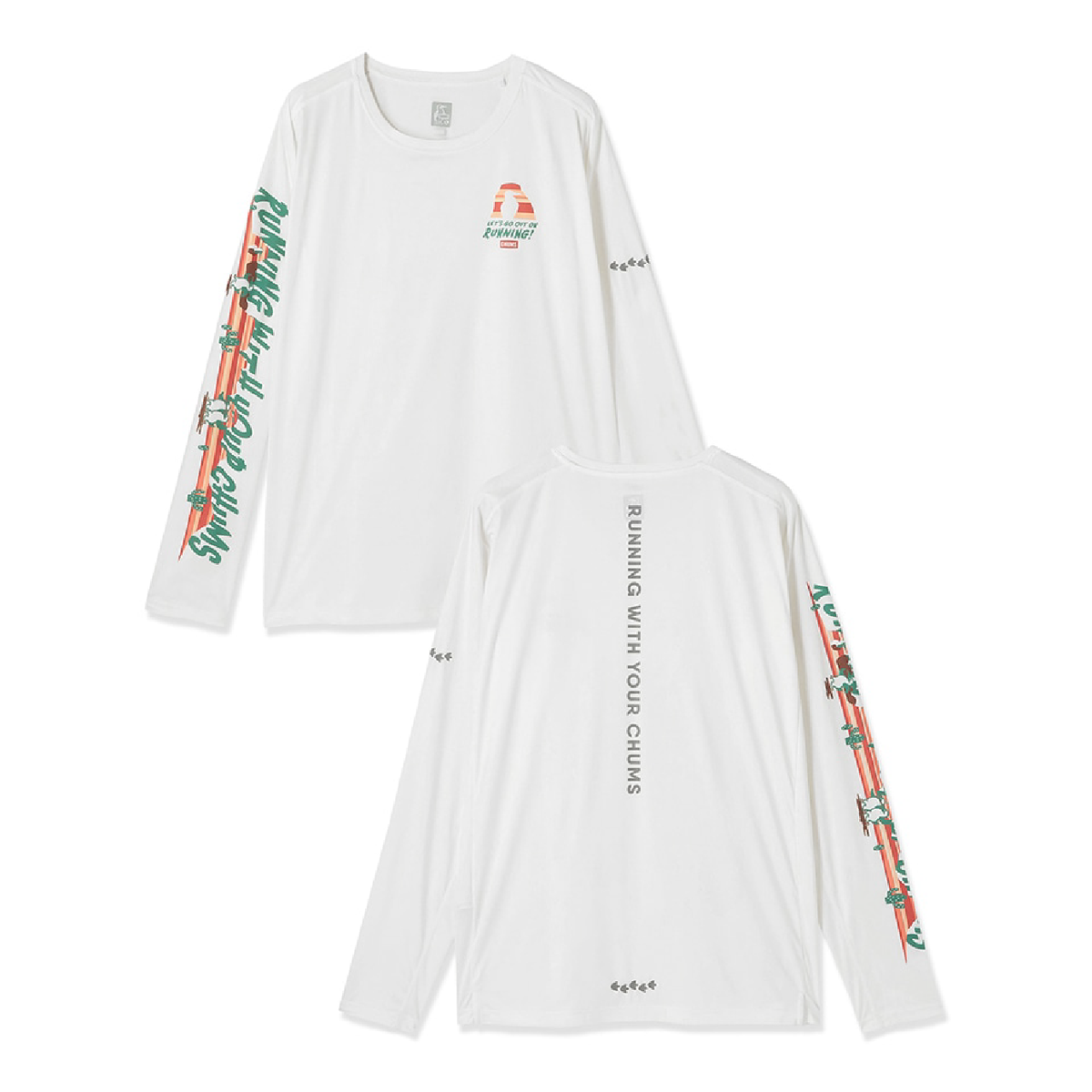 【2026秋冬】CHUMS / チャムス（ユニセックス）Running Utah Trail L/S ランニング ユタ トレイル ロングスリーブ Tシャツ