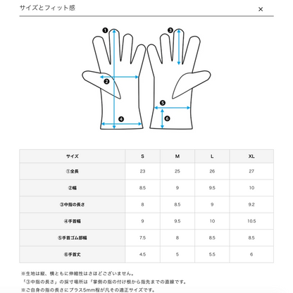 【2026 アップデート】R×L/ アールエル  マルチグローブ 指出し・両手ウォッチウィンドウ) （RNA9504）