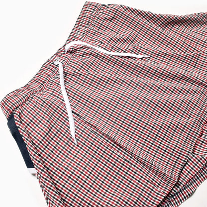 【2025 夏】MMA/マウンテンマーシャルアーツ Women's Front Pleats Run Skirt（Red Check）【名古屋店のみ】