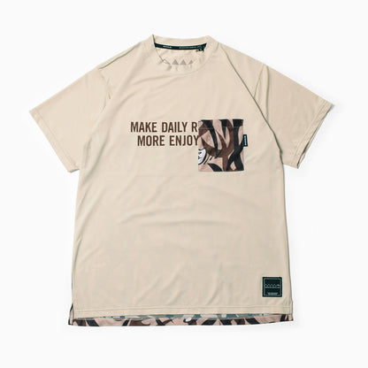 【2025夏モデル】MMA/マウンテンマーシャルアーツ Takumi Okada Camo Pocket Tee（Beige）【名古屋店のみ】
