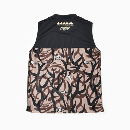 【2025夏モデル】MMA/マウンテンマーシャルアーツ Takumi Okada Camo Sleeve‐less（Black）【名古屋店のみ】