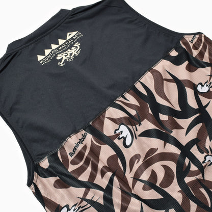 【2025夏モデル】MMA/マウンテンマーシャルアーツ Takumi Okada Camo Sleeve‐less（Black）【名古屋店のみ】