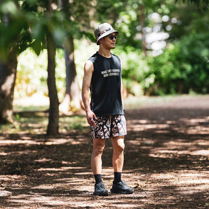 【2025夏モデル】MMA/マウンテンマーシャルアーツ Takumi Okada Camo Sleeve‐less（Black）【名古屋店のみ】