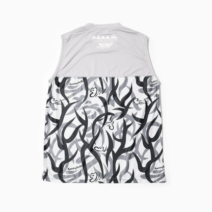 【2025夏モデル】MMA/マウンテンマーシャルアーツ Takumi Okada Camo Sleeve‐less（Gray）【名古屋店のみ】