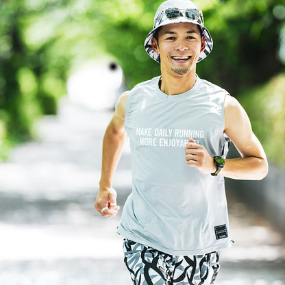 【2025夏モデル】MMA/マウンテンマーシャルアーツ Takumi Okada Camo Sleeve‐less（Gray）【名古屋店のみ】