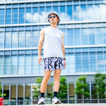 【2025夏モデル】MMA/マウンテンマーシャルアーツ Takumi Okada Camo Sleeve‐less（Gray）【名古屋店のみ】