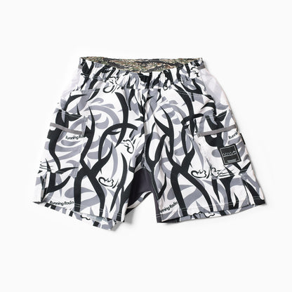【2025夏モデル】MMA/マウンテンマーシャルアーツ Takumi Okada Camo 7pockets Shorts（Gray Camo）【名古屋店のみ】