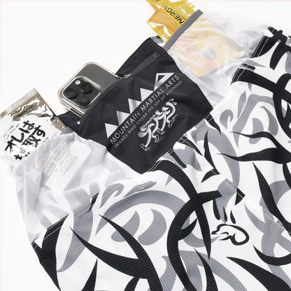 【2025夏モデル】MMA/マウンテンマーシャルアーツ Takumi Okada Camo 7pockets Shorts（Gray Camo）【名古屋店のみ】